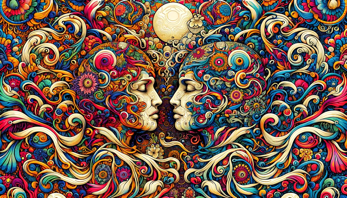 Love's Forever Changes album cover with its distinctive psychedelic artwork featuring faces and floral patterns