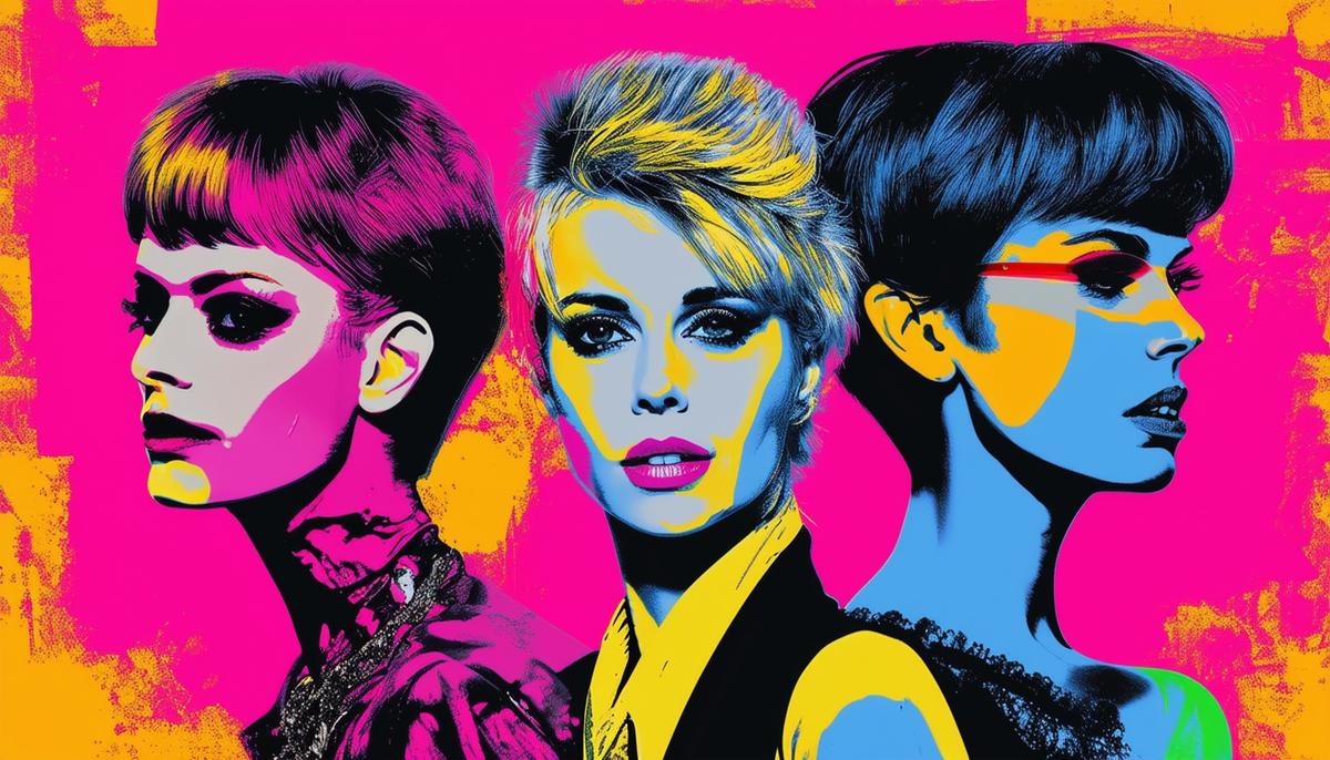 A group portrait of Andy Warhol's Superstars, including Edie Sedgwick, Gerard Malanga, and Nico, in their iconic 1960s styles